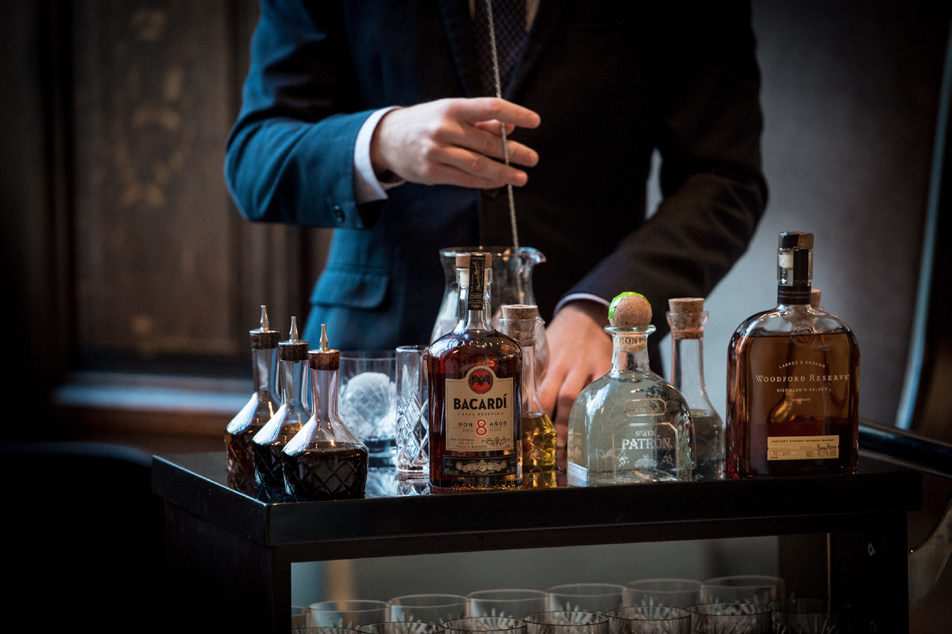 Cocktails prepared with care